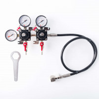 Редуктор CO2 двухкамерный (7 бар), шланг в/д,  вентиль отсечки BOEL PREMIUM в Уфе