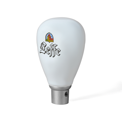 Рукоятка для крана Leffe шар., керамич., белая 9,5 см. в Уфе